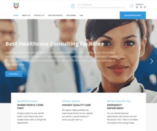 Healthcareconsultancyandmanagementservices.com(Main Home) Screenshot