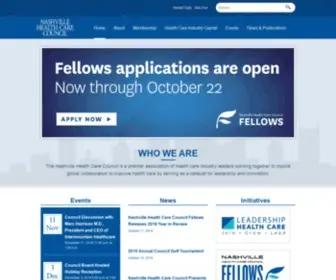 Healthcarecouncil.com(The Nashville Health Care Council) Screenshot
