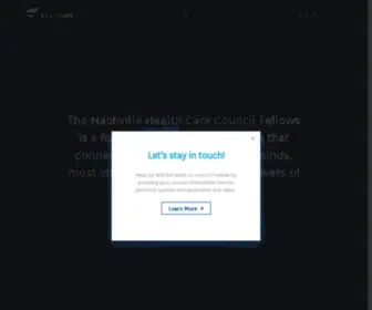 Healthcarecouncilfellows.com(Nashville Health Care Council Fellows) Screenshot