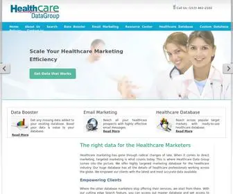 Healthcaredatagroup.com(Healthcare Data Group) Screenshot