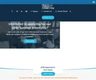 Healthcareers.org(Health Career Connection) Screenshot