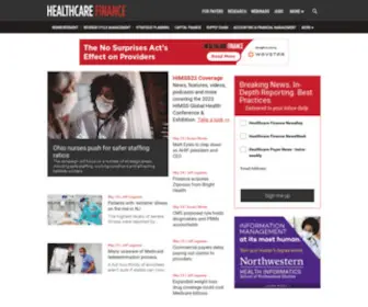 Healthcarefinancenews.com(Healthcare Finance News) Screenshot