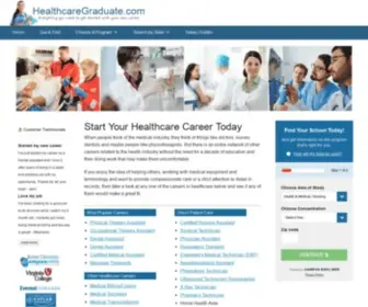 Healthcaregraduate.com(Last updated) Screenshot