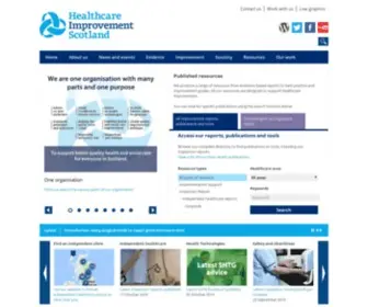 Healthcareimprovementscotland.org(Healthcare Improvement Scotland) Screenshot