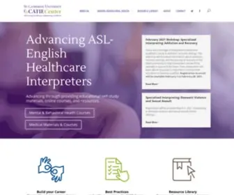 Healthcareinterpreting.org(Our mission) Screenshot