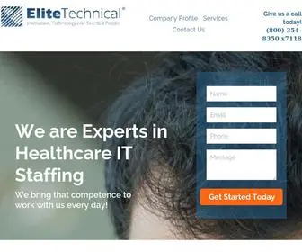 Healthcareitstaffing.com(Healthcare IT Staffing Services) Screenshot