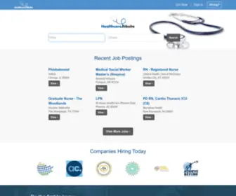 Healthcarejobsite.com(Career) Screenshot