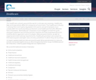 Healthcarelawmatters.com(Healthcare) Screenshot