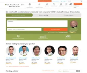 Healthcaremagic.com(Online Doctor Consultation Clinic) Screenshot