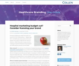 Healthcaremarketinglaw.com(Healthcare Branding Law Guide) Screenshot