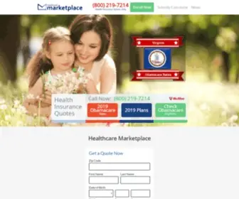 Healthcaremarketplace.com(Compare 2020 Obamacare Plans & Rates) Screenshot