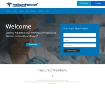 Healthcarepages.com(Directory) Screenshot