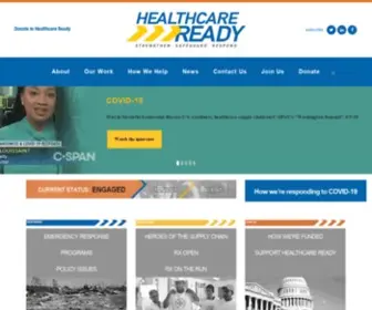 Healthcareready.org(Healthcare Ready) Screenshot