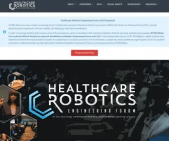 Healthcareroboticsforum.com(Robotics in Healthcare Innovation) Screenshot