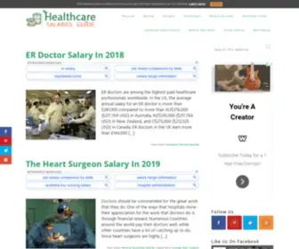 Healthcaresalariesguide.com(Best Source of Salary Data for Healthcare Services) Screenshot