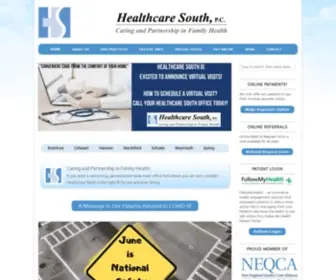 Healthcaresouth.com(Healthcare South PC) Screenshot