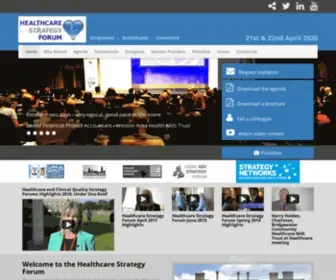 Healthcarestrategyforum.com(Healthcare Strategy Forum) Screenshot