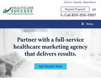 Healthcaresuccess.com(Healthcare Marketing and Medical Advertising for Doctors) Screenshot