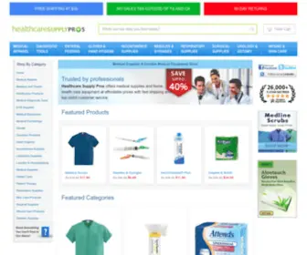 Healthcaresupplypros.com(Health Care Supplies & Home Health Care Equipment) Screenshot