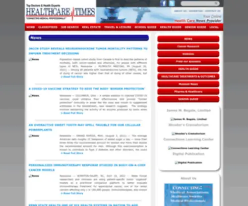 Healthcaretimes.com(Healthcare Times) Screenshot