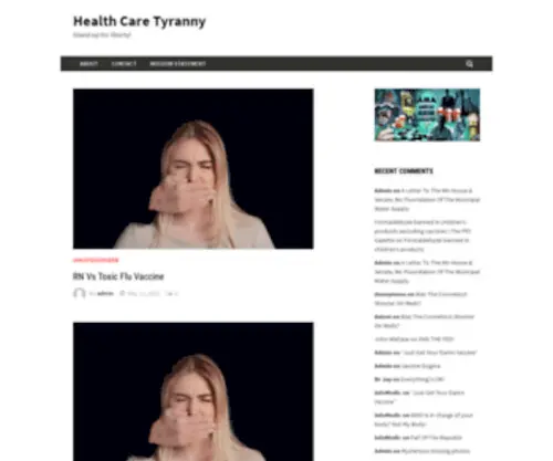 Healthcaretyranny.com(Health Care Tyranny) Screenshot