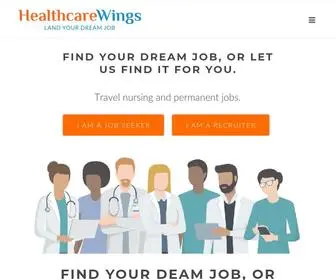 Healthcarewings.com(HealthcareWings) Screenshot