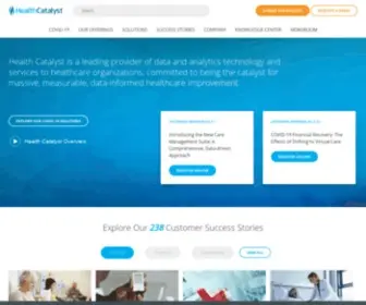 Healthcatalyst.com(Health Catalyst) Screenshot