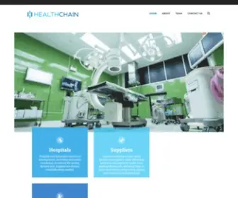 Healthchain.io(Healthchain was founded by Dr.Lishan Aklog and Dr. Daniel Engelman. HealthChain) Screenshot