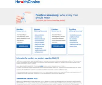 Healthchoiceconnect.com(HealthChoice Connect) Screenshot