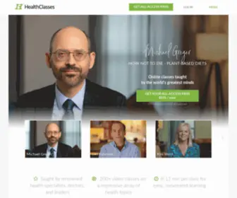 Healthclasses.com(Bubble introduces a new way to build a web application. It’s a no) Screenshot