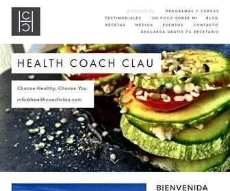 Healthcoachclau.com(Health Coach Clau) Screenshot