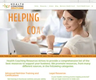 Healthcoachingresources.com(Helping Coaches Start) Screenshot