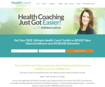 Healthcoachsolutions.net(Health Coach Solutions) Screenshot