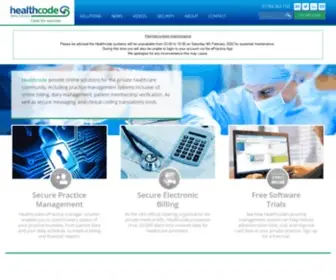 Healthcode.co.uk(Healthcode) Screenshot