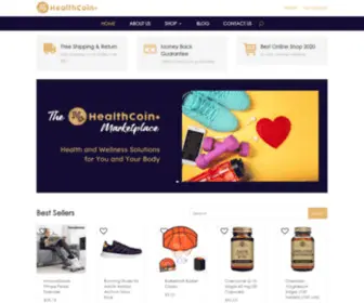 Healthcoin.shop(The Marketplace for all your health reward related needs) Screenshot