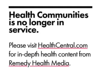 Healthcommunities.com(Health Information and Tools) Screenshot