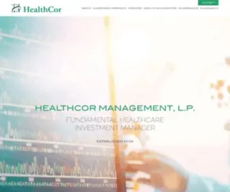 Healthcormanagement.com(HealthCor Management) Screenshot