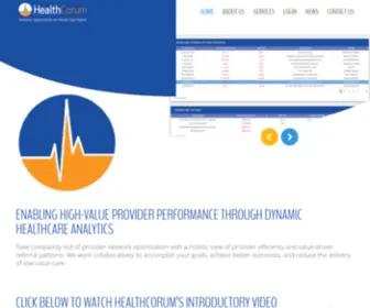 Healthcorum.com(Home) Screenshot