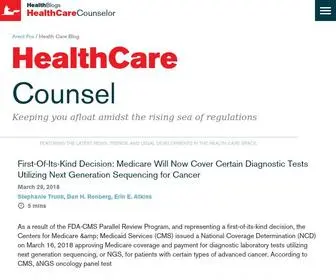 Healthcounselorblog.com(Health Care Counselor) Screenshot