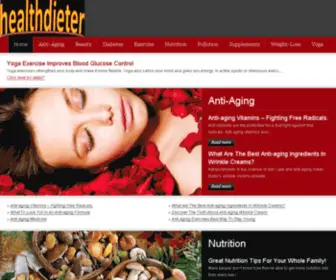 Healthdieter.com(Type 2 diabetes treatment and management) Screenshot