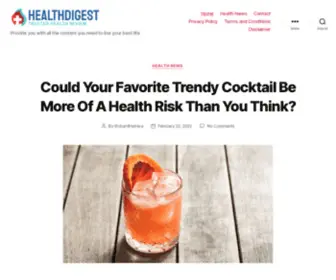 Healthdigest.online(Provide you with all the content you need to live your best life) Screenshot