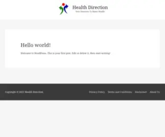 Healthdirection.net(Health Direction) Screenshot
