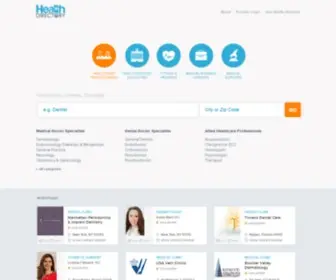 Healthdirectory.com(Find Verified Medical Professionals and Request Appointments Online) Screenshot