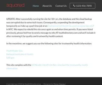 Healthdirectorymoz.com(Trusted Health Information) Screenshot