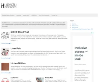Healthdiseases.org(All About Health Diseases and Conditions) Screenshot