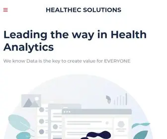 Healthecsolutions.com(Healthcare Analytics Company) Screenshot