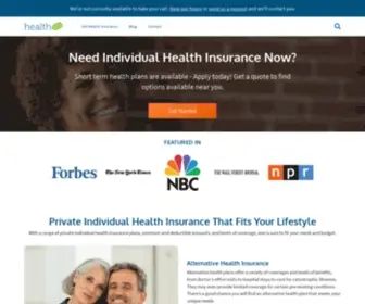 Healthedeals.com(Individual Health Insurance) Screenshot