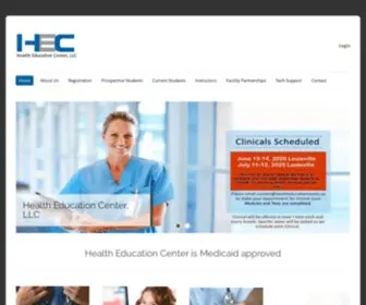 Healtheducationcenter.us(Online SRNA) Screenshot