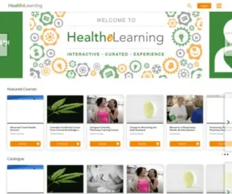 Healthelearning.ca(Health elearning) Screenshot