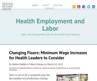 Healthemploymentandlabor.com(Health Employment and Labor) Screenshot